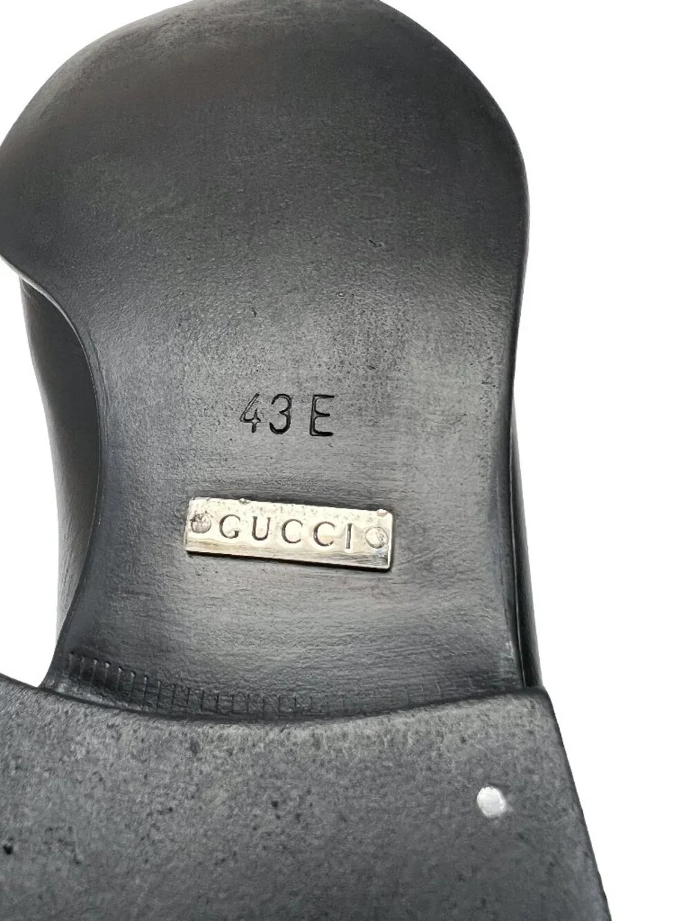 $1090 Gucci Mens Horsebit 1953 Dress Shoes Silver Bit Loafers US 9.5 / UK 9 / 43